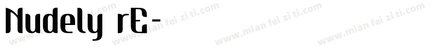 Nudely rE字体转换